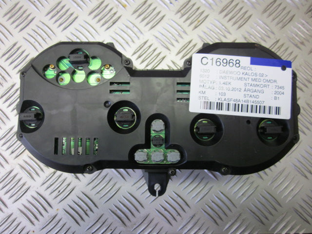 Daewoo Kalos Speedometer - Instrument Med OEM Nr. Ophugger Fra Daewoo Ophugger