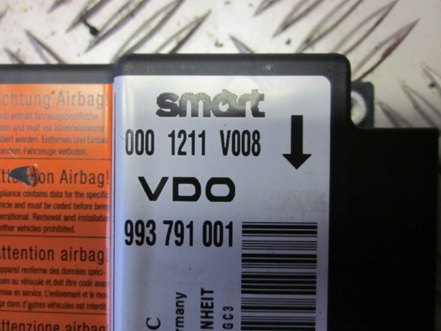 Smart Smart Airbag Elboks Med OEM Nr. Ophugger Fra Smart Ophugger
