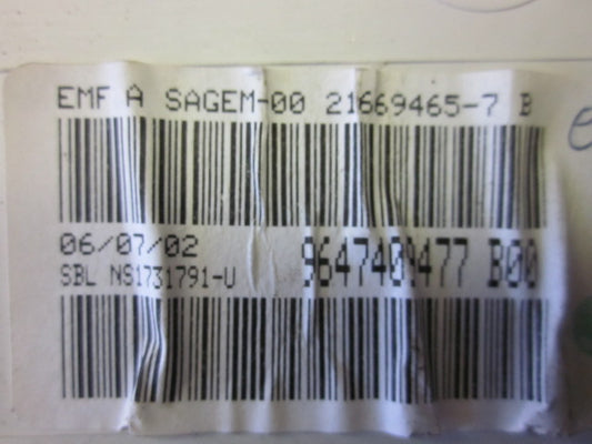 Citroen C3 Ur Med OEM Nr. 9647409477 Fra Citroen Ophugger