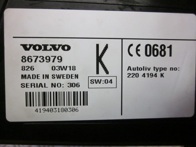 Volvo 80 Serie Telefon, Org Med OEM Nr. Ophugger Fra Volvo Ophugger