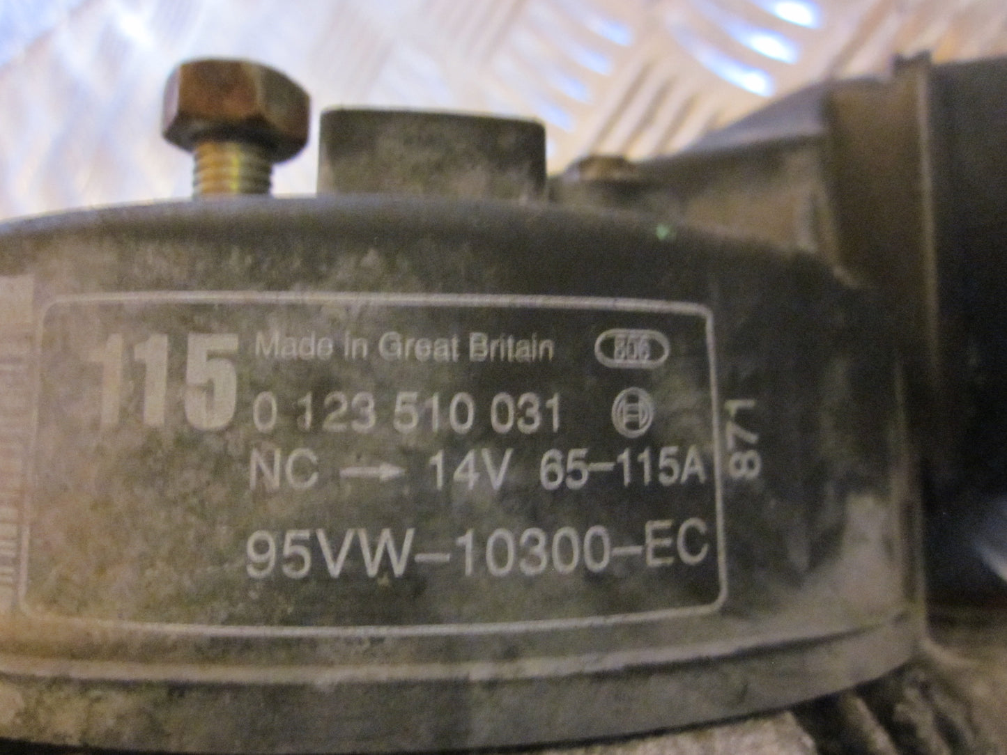 Ford Galaxy Generator Med OEM Nr. 95vw10300ec Fra Ford Ophugger