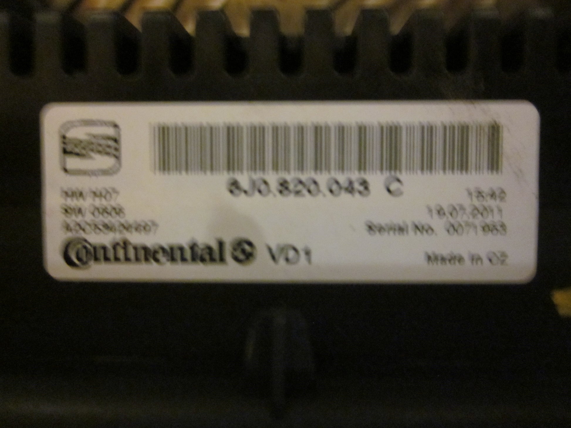 Seat Ibiza 6J Varmeregulering Med OEM Nr. 6J0820043C Fra Seat Ophugger