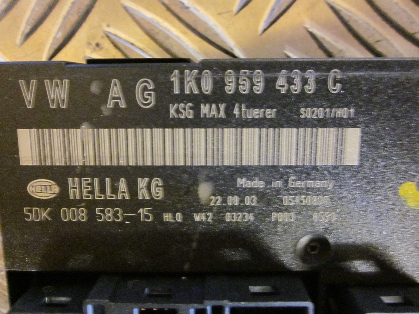 VW Golf 5 1K Bcm / Komfortkomputer Med OEM Nr. 1KO959433C Fra VW Ophugger