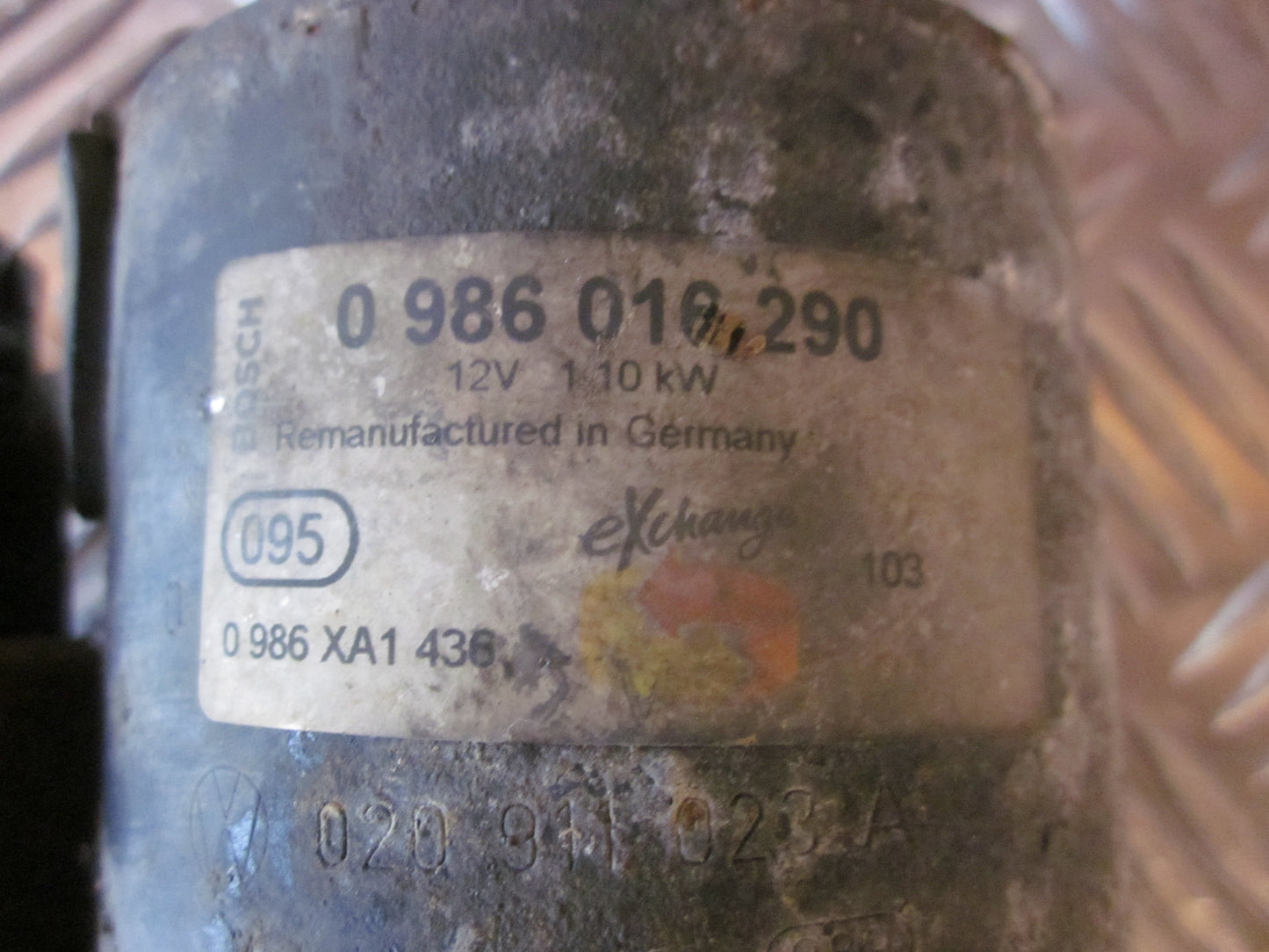 VW Polo CLA Variant 6K Starter Med OEM Nr. 0986016290 Fra VW Ophugger
