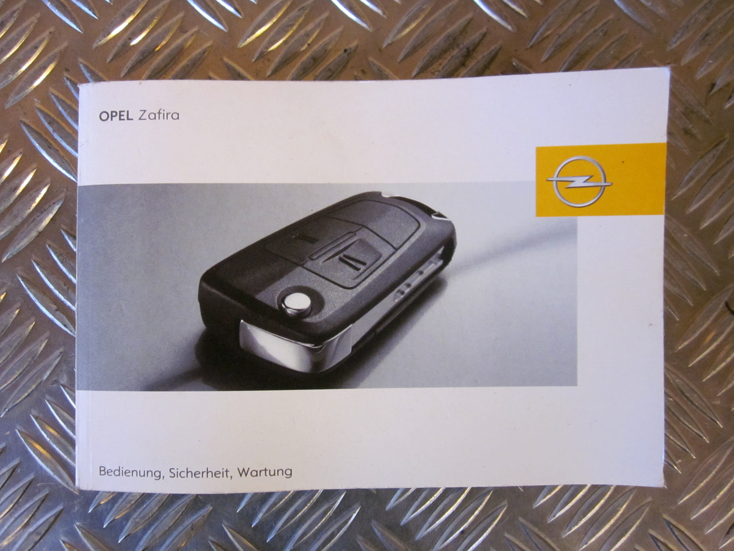 Opel Zafira B Instruktionsbog Med OEM Nr. Ophugger Fra Opel Ophugger