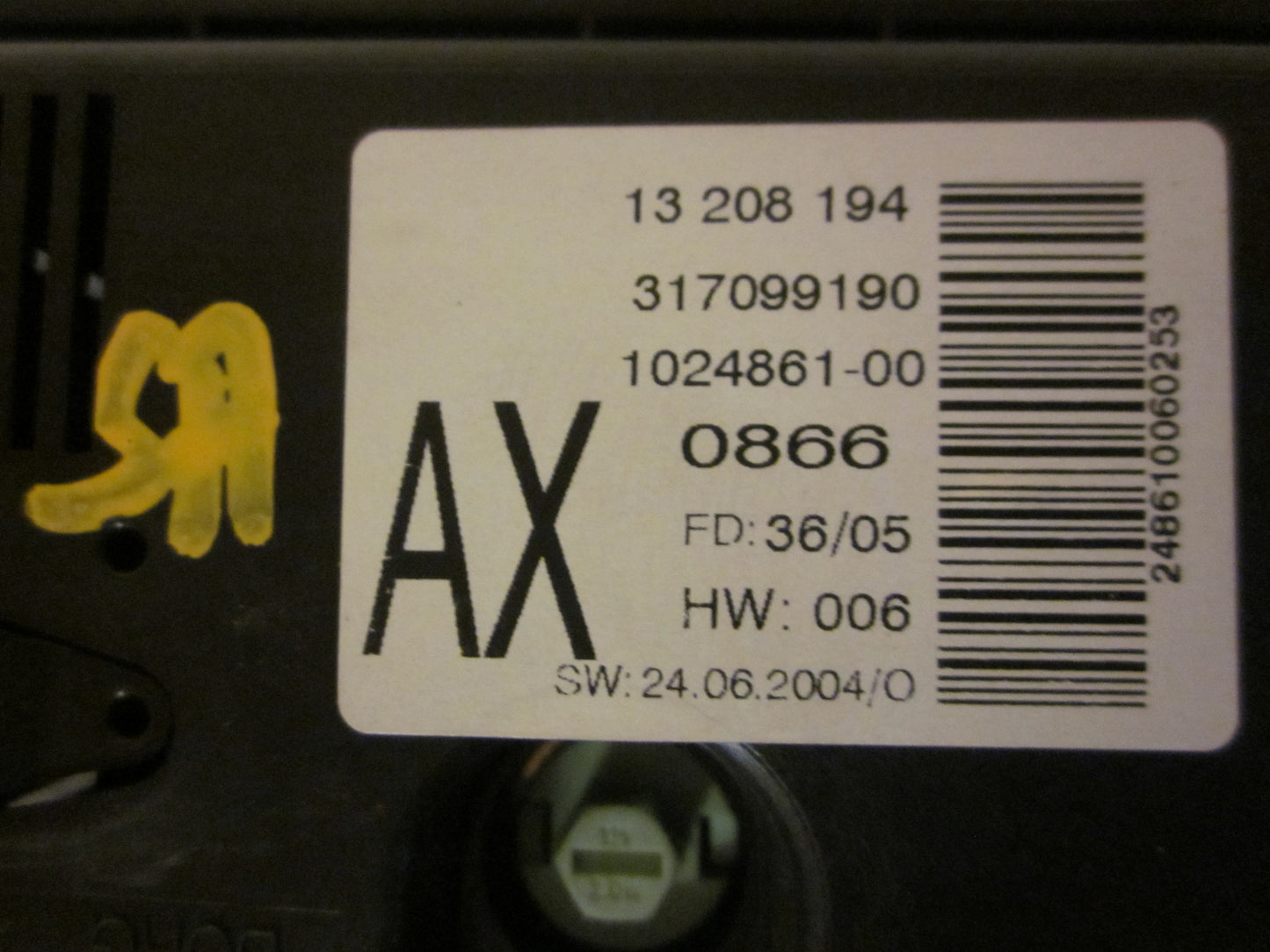 Opel Zafira B Ur Med OEM Nr. Ophugger Fra Opel Ophugger