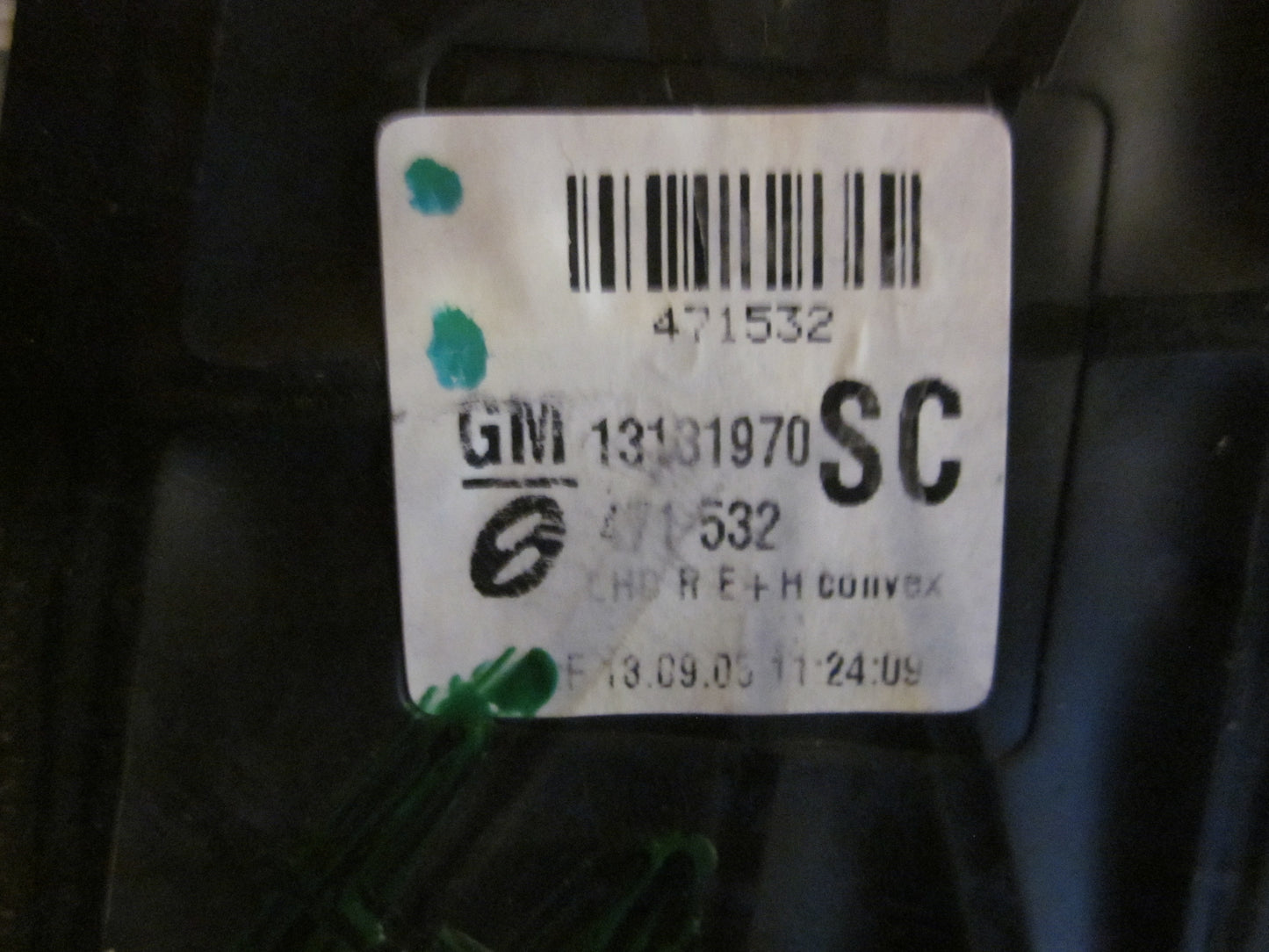 Opel Zafira B Sidespejl Med OEM Nr. Ophugger Fra Opel Ophugger