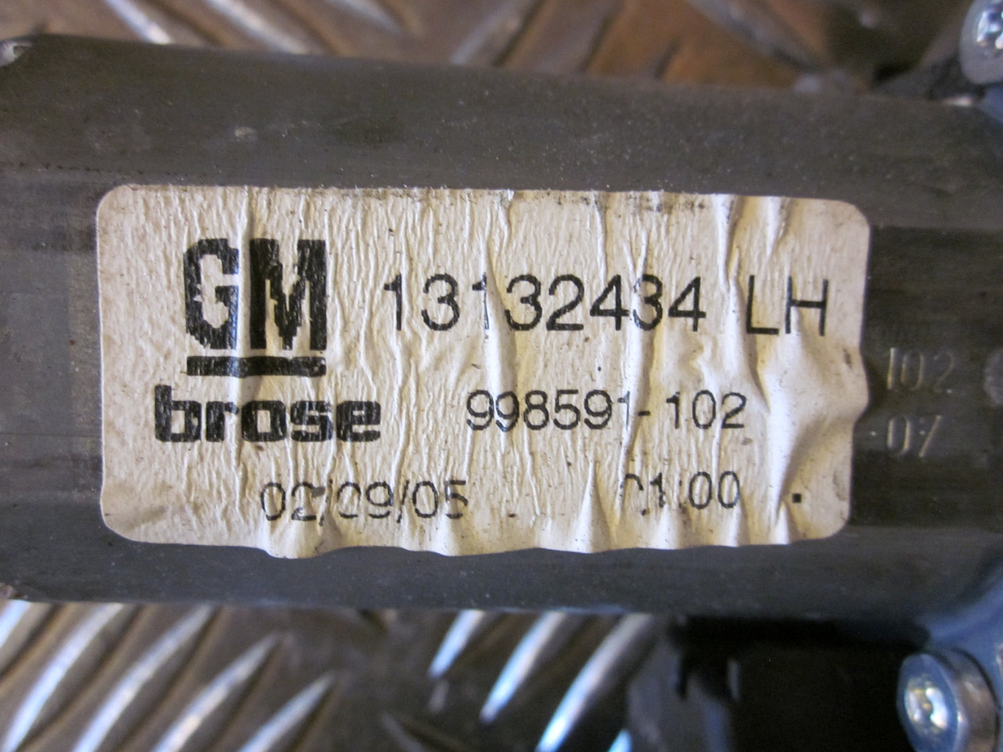 Opel Zafira B Rudemotor - Rudehejs Med OEM Nr. Ophugger Fra Opel Ophugger