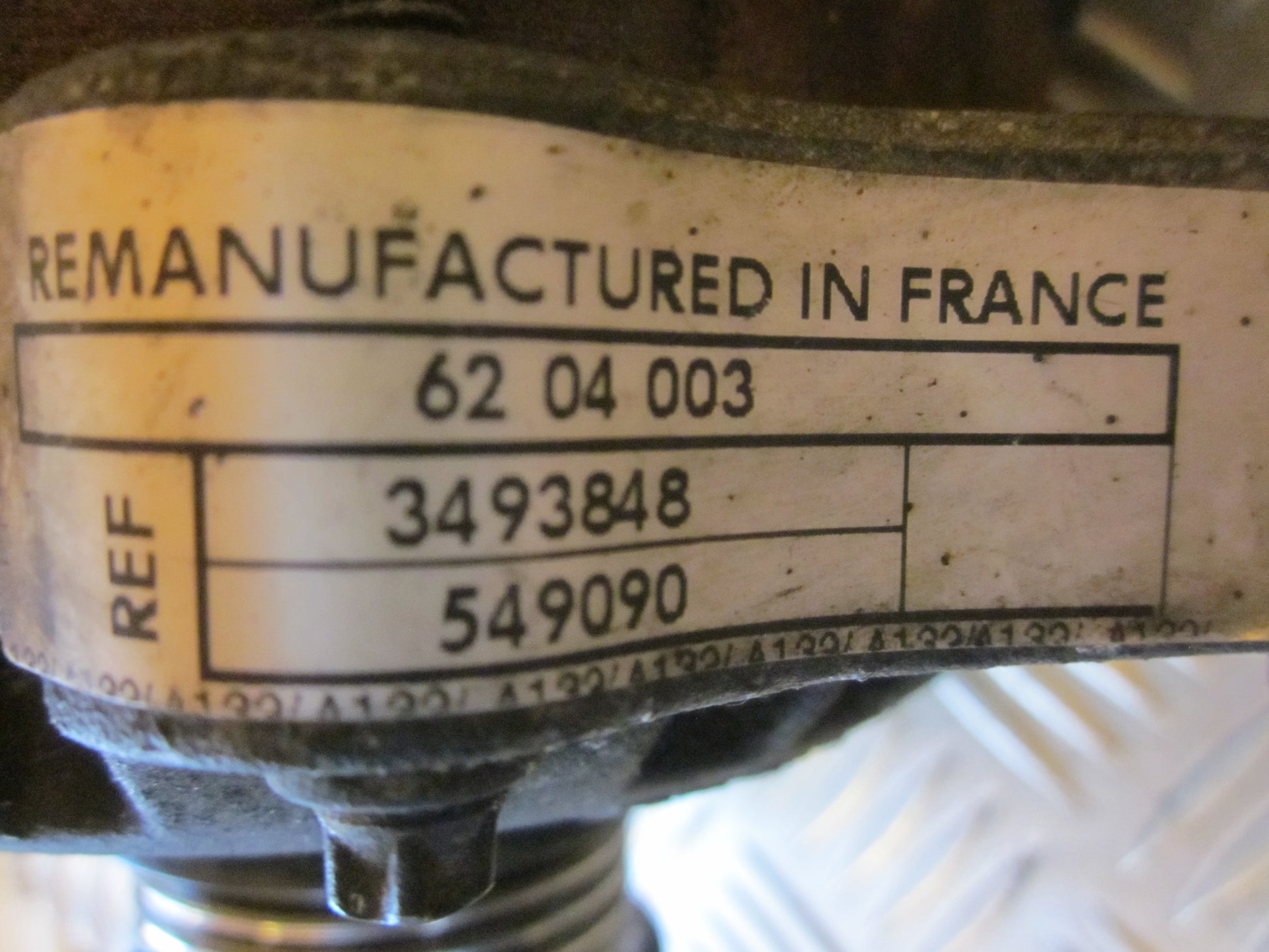 Opel Astra G Generator Med OEM Nr. 0124225028 Fra Opel Ophugger