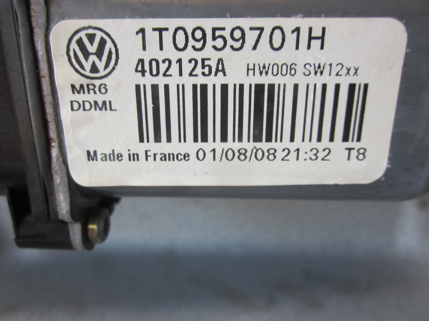 VW Caddy 2K Rudemotor - Rudehejs Med OEM Nr. Ophugger Fra VW Ophugger