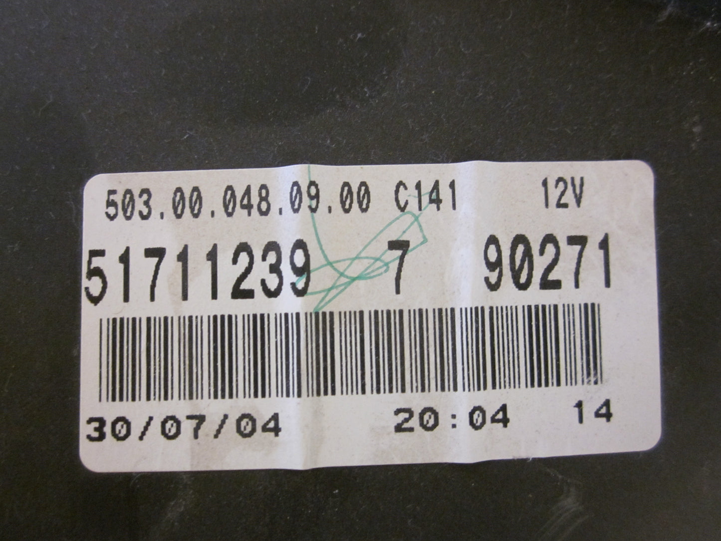 Fiat Panda Speedometer - Instrument Med OEM Nr. Ophugger Fra Fiat Ophugger