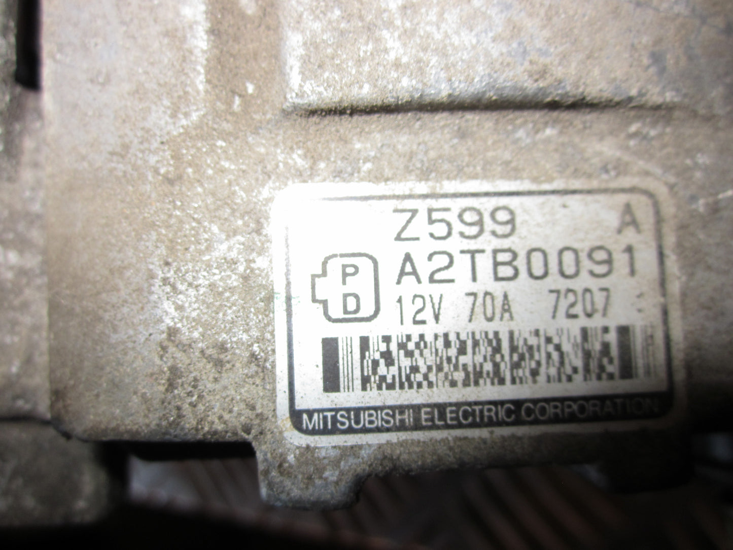 Mazda 323 S 4D BA12 Generator Med OEM Nr. A2TB0091 Fra Mazda Ophugger