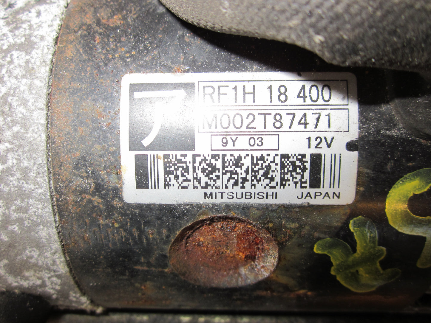 Mazda Premacy Starter Med OEM Nr. MOO2T87471 Fra Mazda Ophugger
