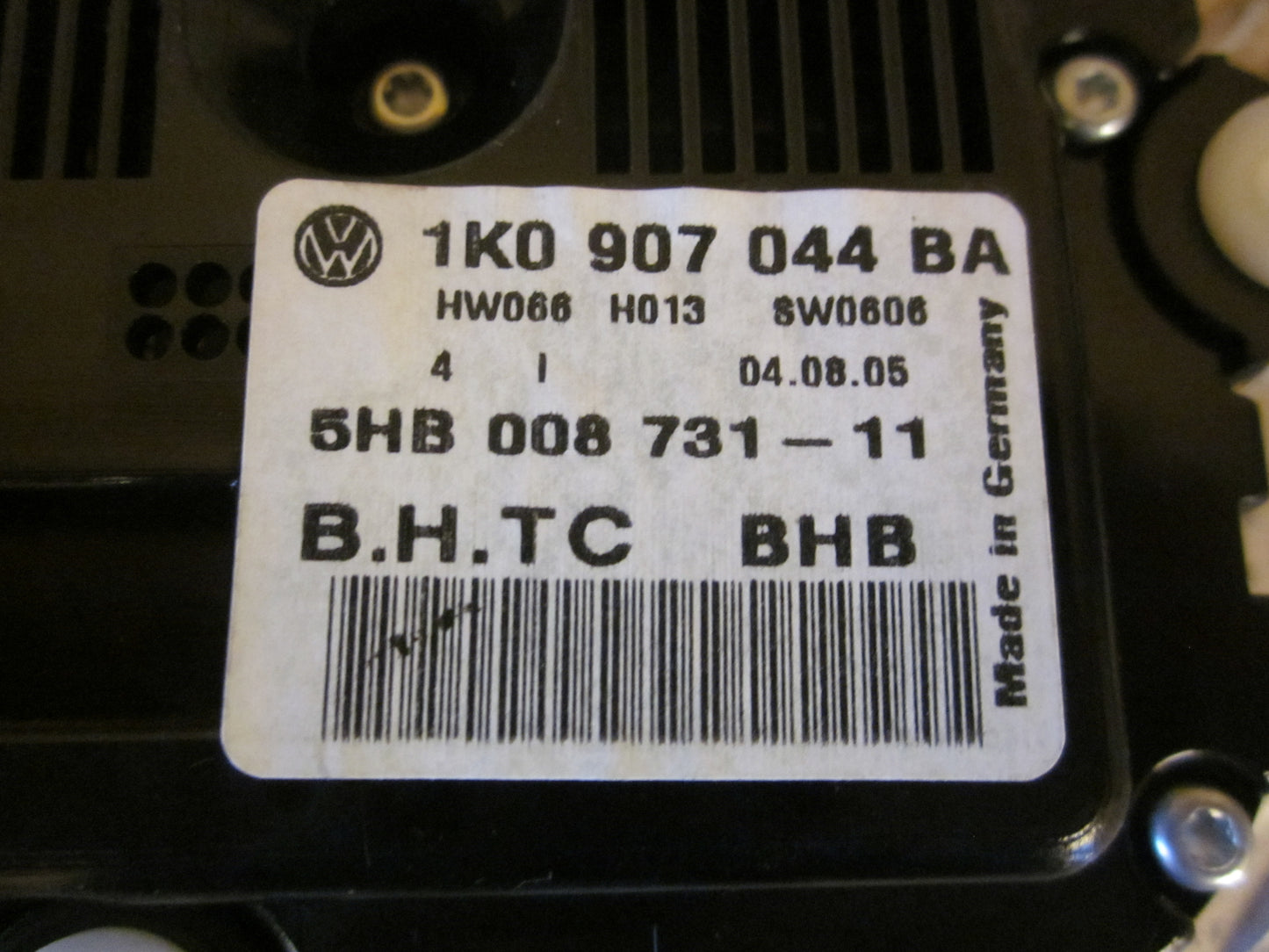 VW Touran 1T GP Varmeregulering Med OEM Nr. Ophugger Fra VW Ophugger