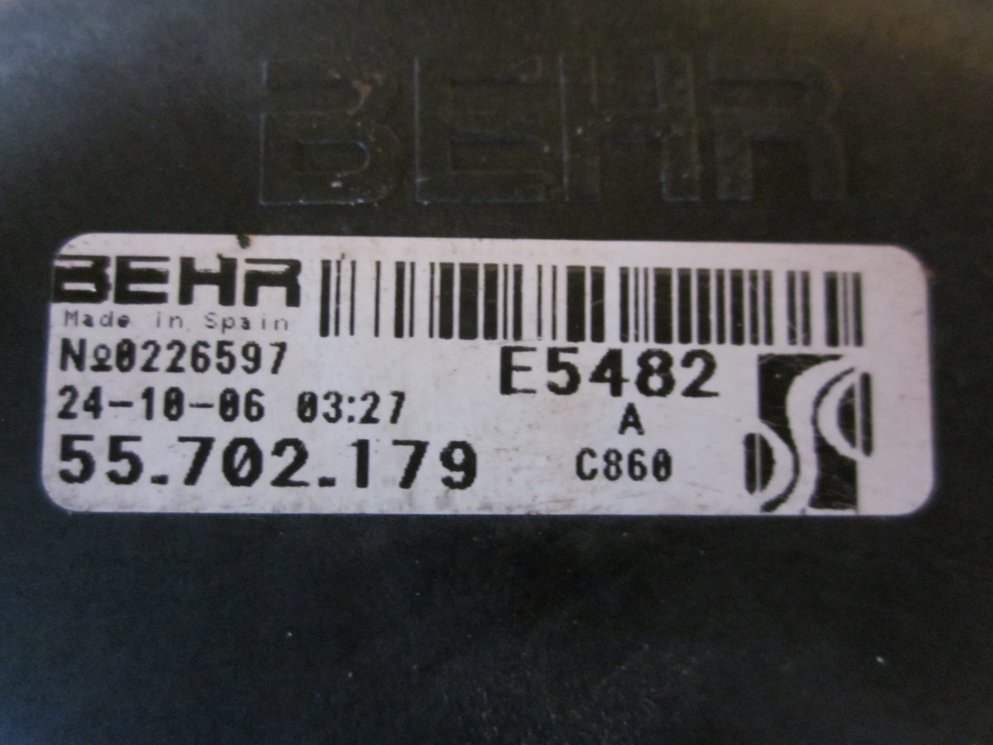 Fiat Grande Punto Kølerblæser El Med OEM Nr. Ophugger Fra Fiat Ophugger