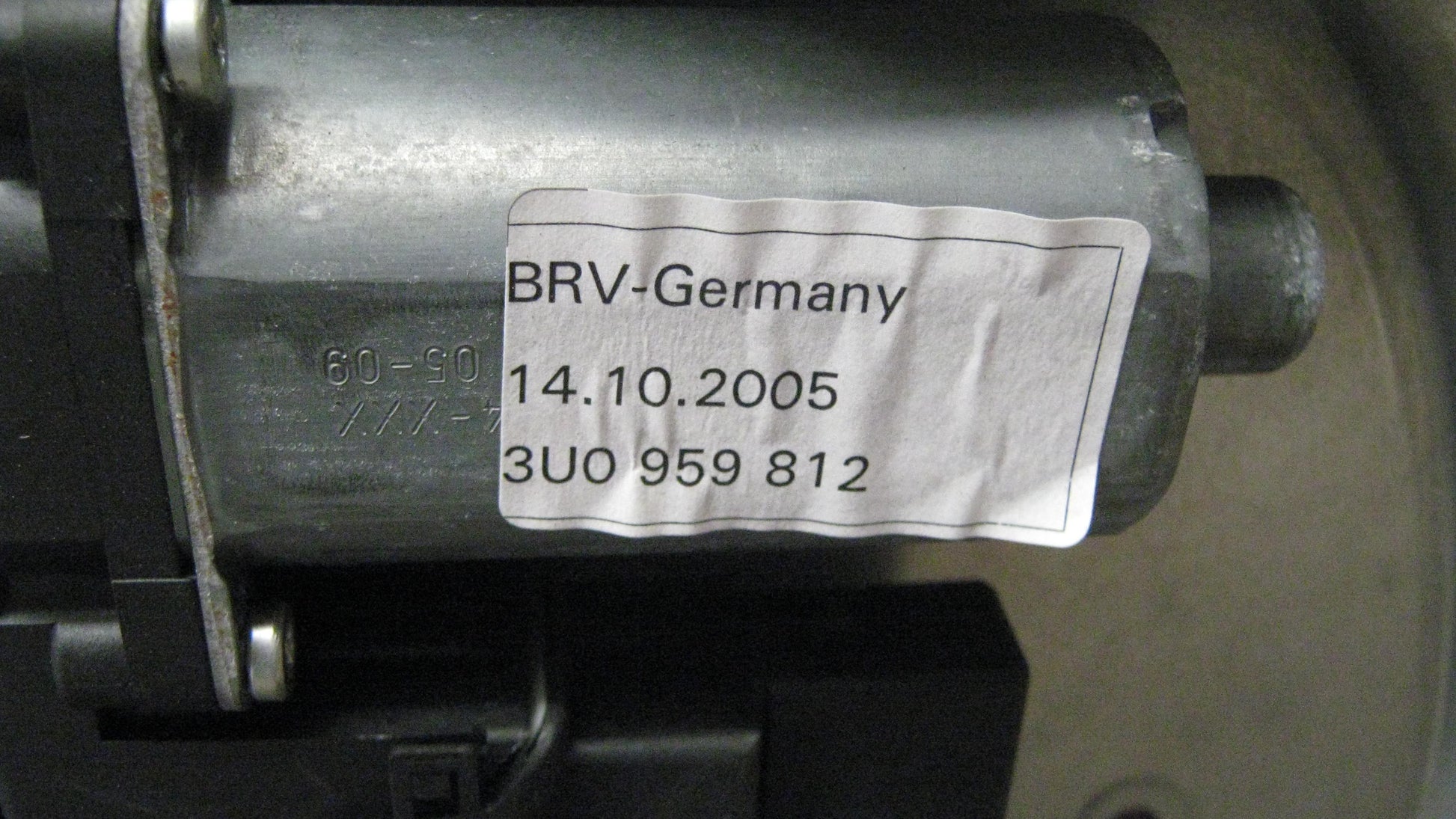 Skoda Superb Rudemotor - Rudehejs Med OEM Nr. 3U0959812 Fra Skoda Ophugger