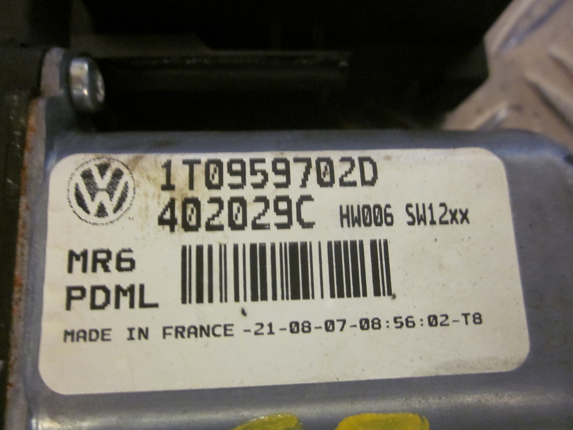 Skoda Octavia Rudemotor - Rudehejs Med OEM Nr. Ophugger Fra Skoda Ophugger