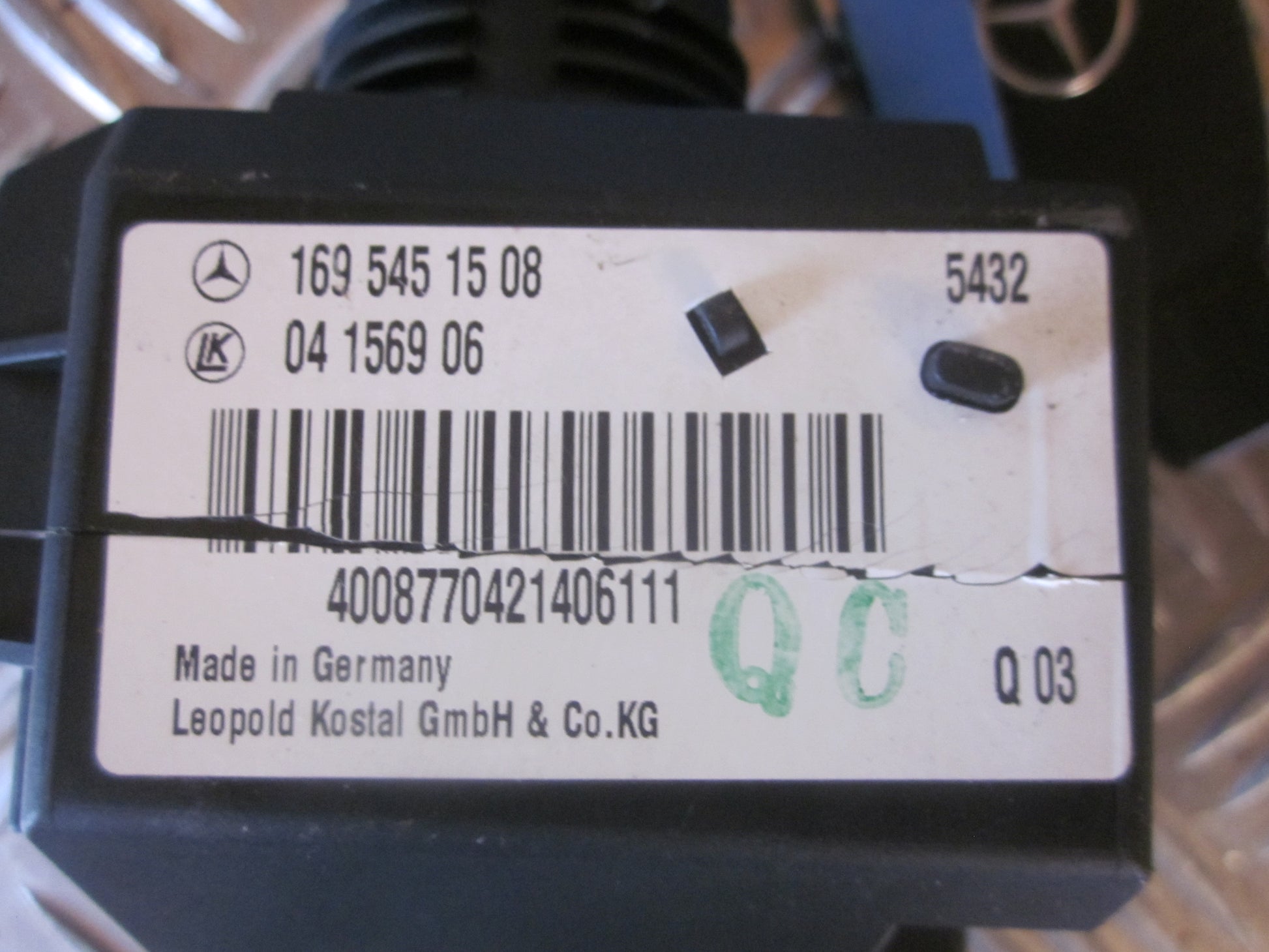 Mercedes A W169 Ratlås Med OEM Nr. Ophugger Fra Mercedes Ophugger