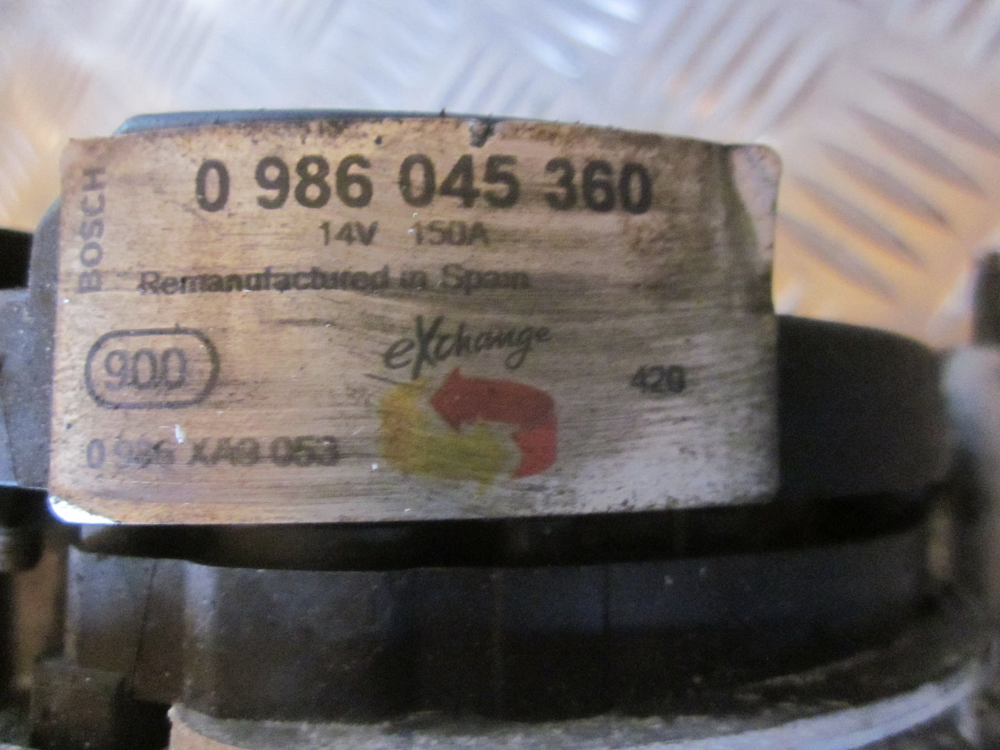 Seat Alhambra 7M Generator Med OEM Nr. 0986045360 Fra Seat Ophugger