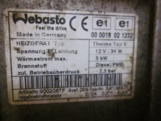 Peugeot 407 Motor/Kabine Varmer Fyr Med OEM Nr. Ophugger Fra Peugeot Ophugger