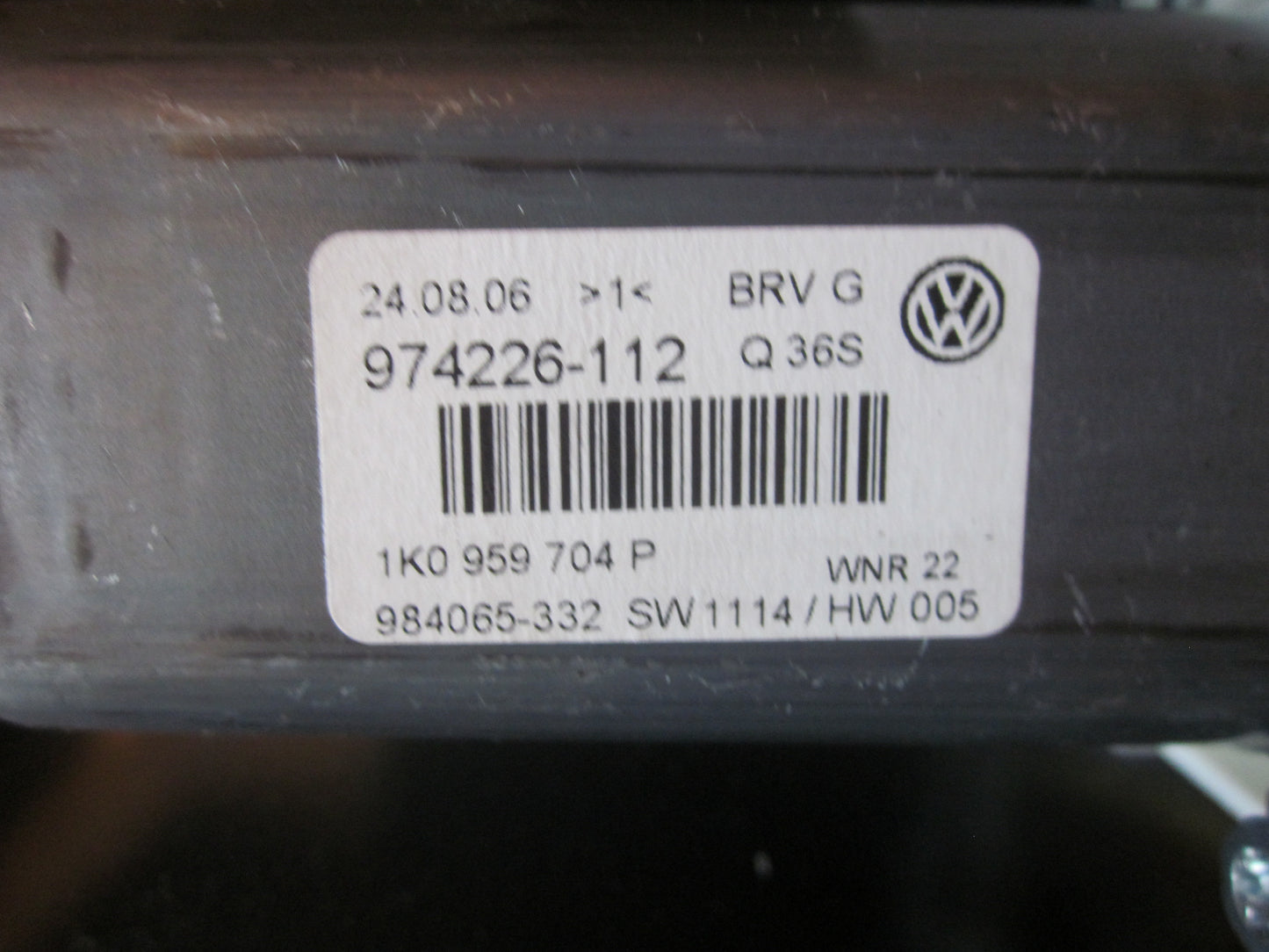 VW Passat 3C Rudemotor - Rudehejs Med OEM Nr. Ophugger Fra VW Ophugger
