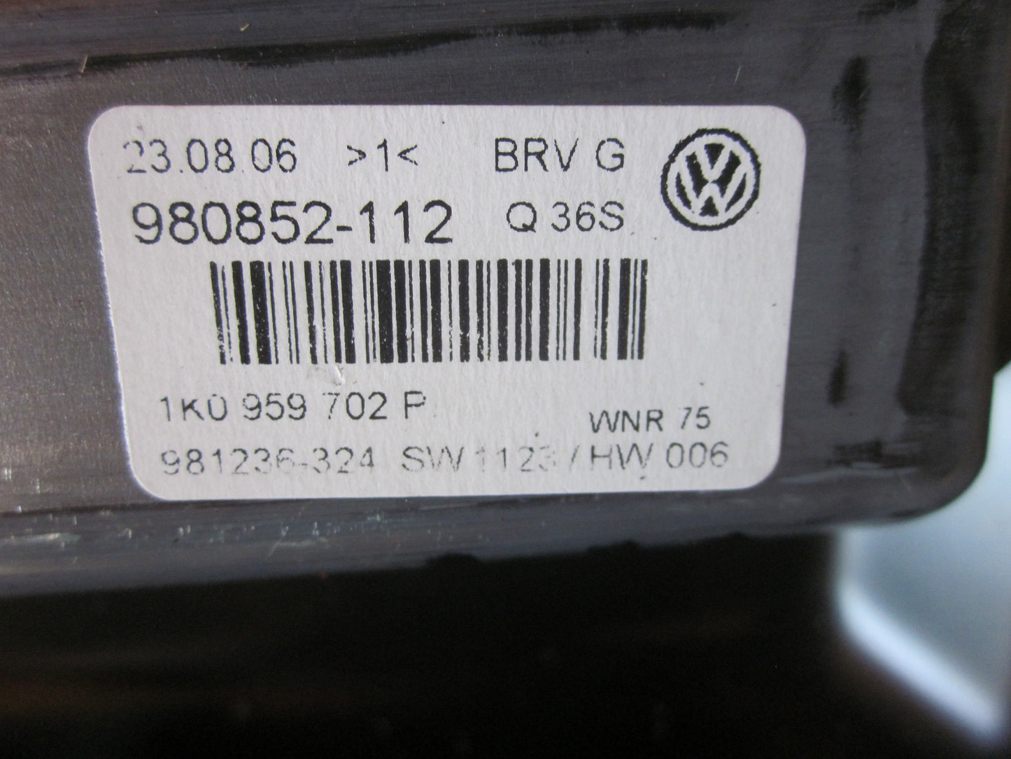 VW Passat 3C Rudemotor - Rudehejs Med OEM Nr. 1K0959702P Fra VW Ophugger