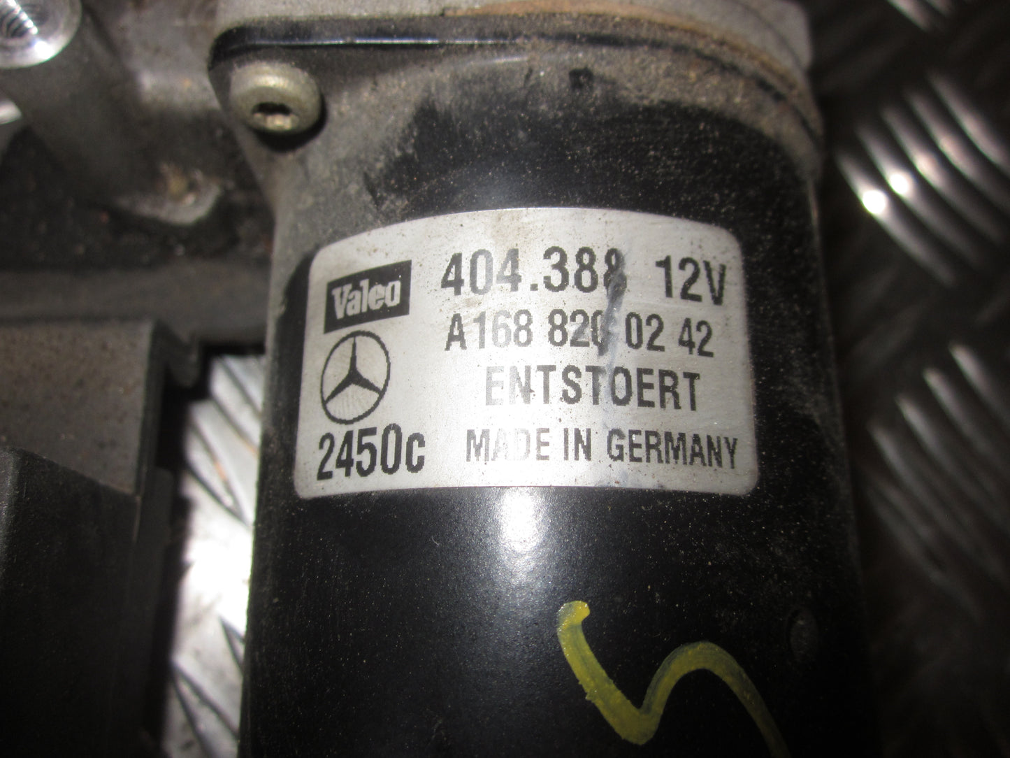 Mercedes A W168 Viskermotor Med OEM Nr. Ophugger Fra Mercedes Ophugger