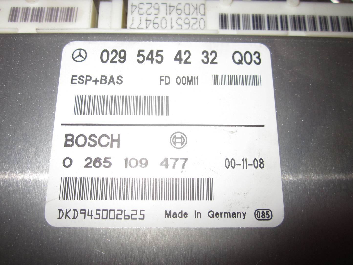 Mercedes A W168 Motorstyring - Motorstyreboks - Injection Elboks Med OEM Nr. Ophugger Fra Mercedes Ophugger