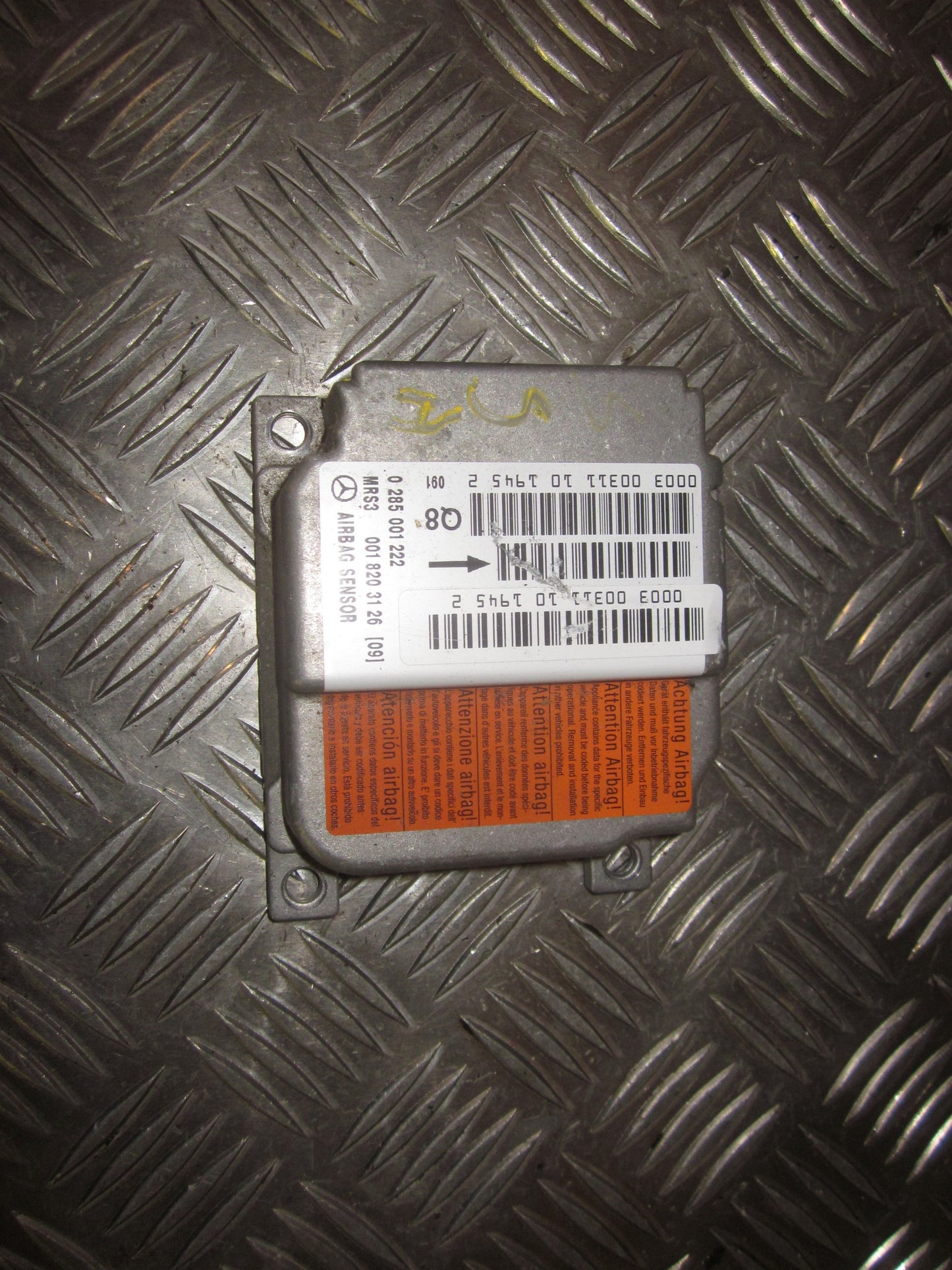 Mercedes A W168 Airbag Elboks Med OEM Nr. Ophugger Fra Mercedes Ophugger