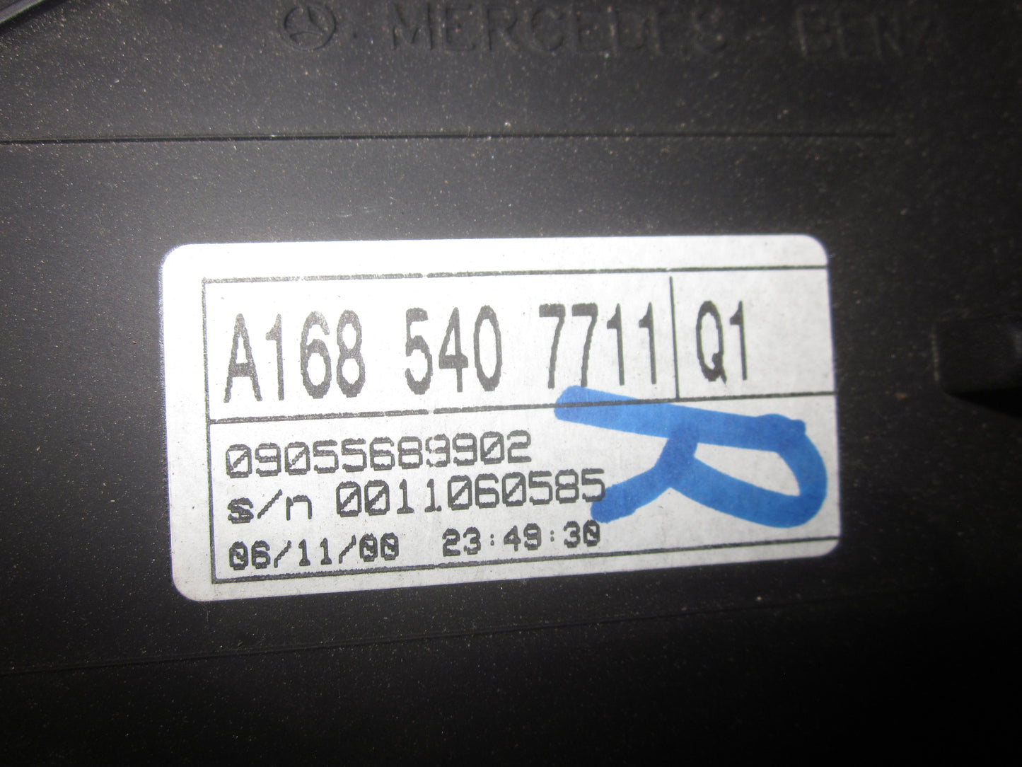 Mercedes A W168 Speedometer - Instrument Med OEM Nr. Ophugger Fra Mercedes Ophugger