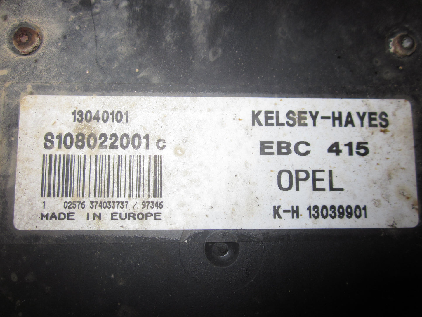 Opel Vectra B Abs Pumpe Med OEM Nr. S108022001C Fra Opel Ophugger