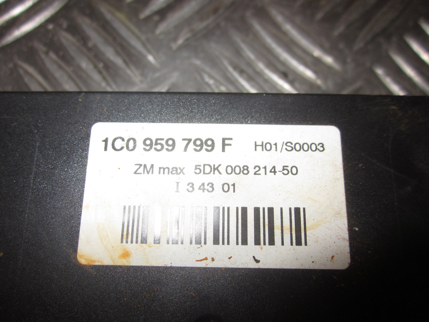 VW Beetle 9C Bcm / Komfortkomputer Med OEM Nr. 1C0959799F Fra VW Ophugger