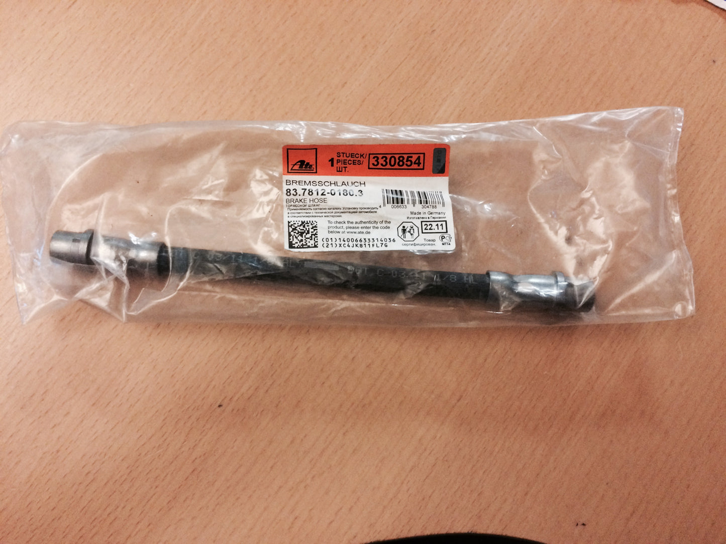 Audi A4 8D Bremseslanger Med OEM Nr. Ophugger Fra Audi Ophugger