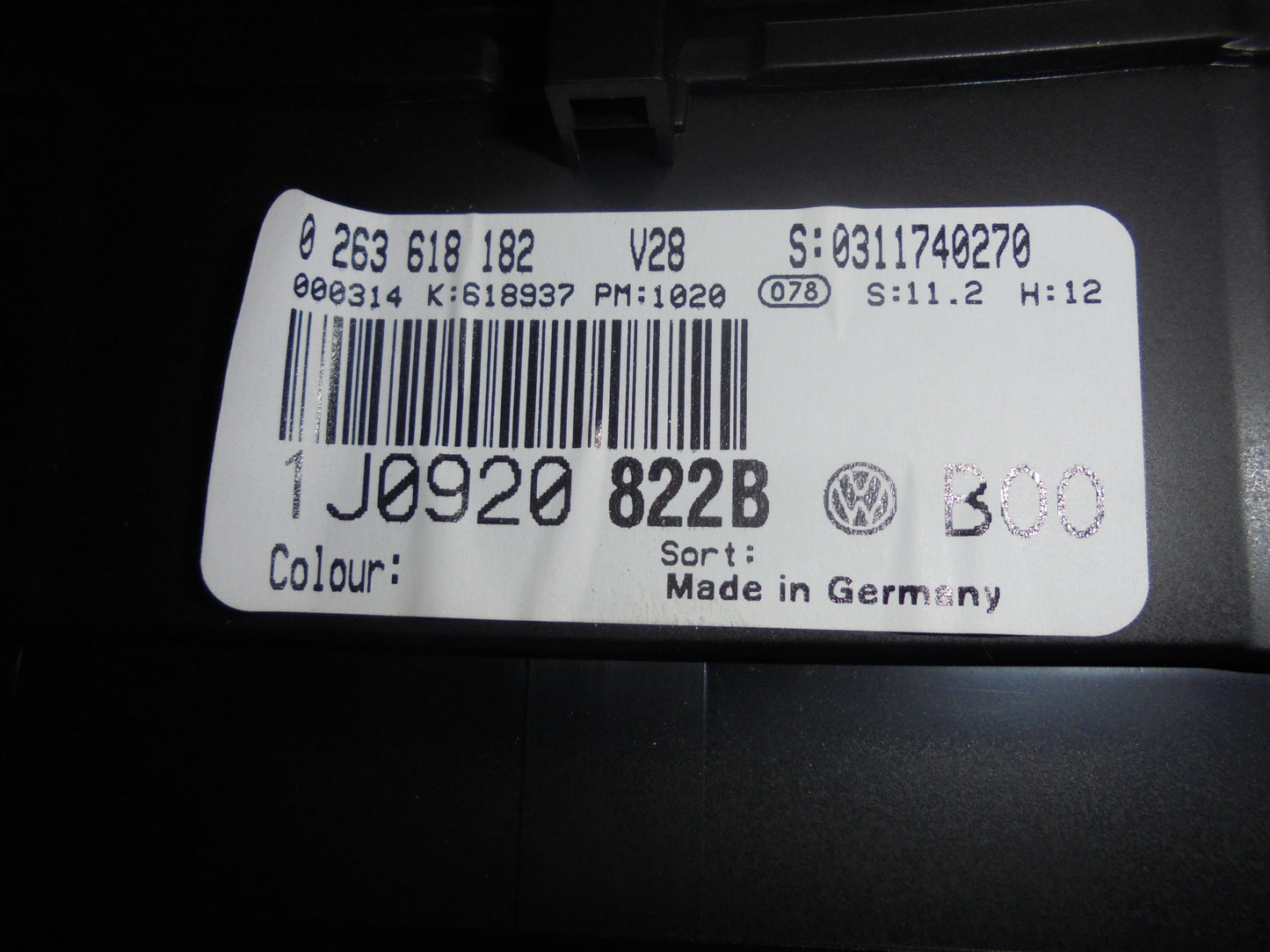 VW Golf 4 1J Speedometer - Instrument Med OEM Nr. Ophugger Fra VW Ophugger