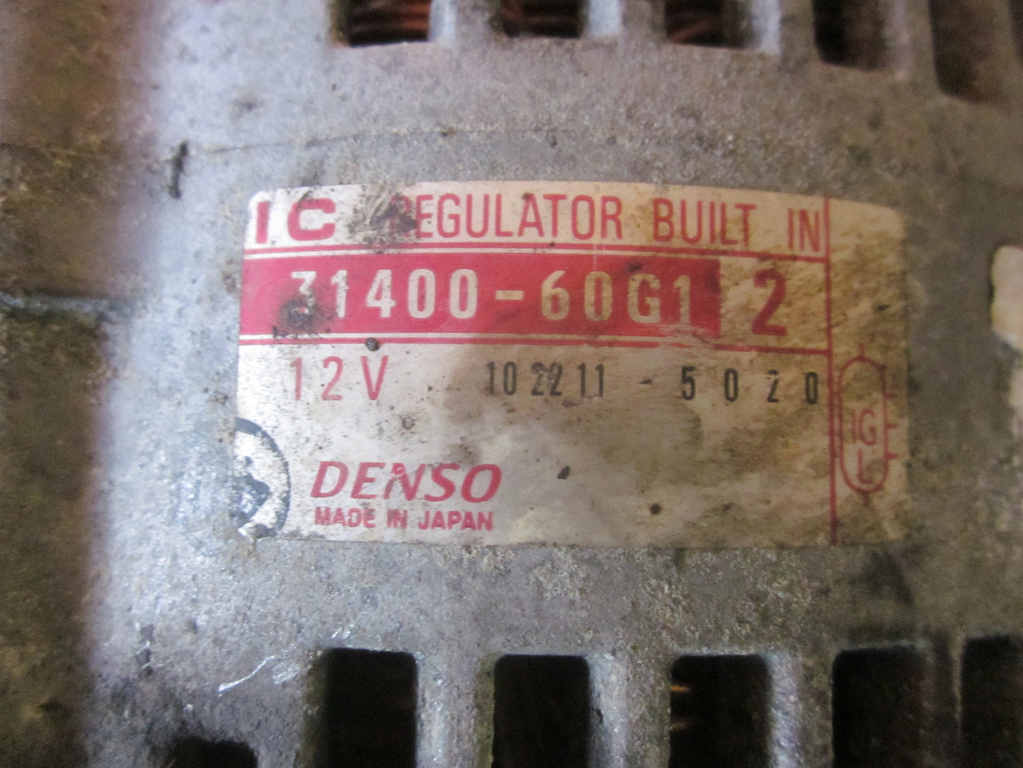 Suzuki Baleno Generator Med OEM Nr. 3140060G1 Fra Suzuki Ophugger
