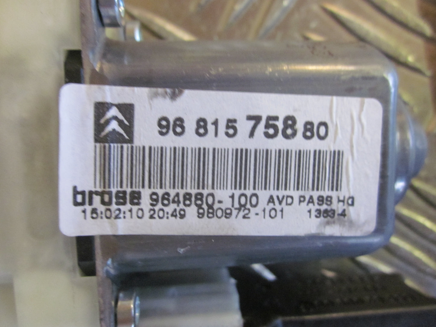 Citroen C4 Rudemotor - Rudehejs Med OEM Nr. Ophugger Fra Citroen Ophugger