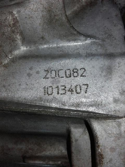Peugeot 206+ Gearkasse 5 Trin Med OEM Nr. 20CQ82 Fra Peugeot Ophugger