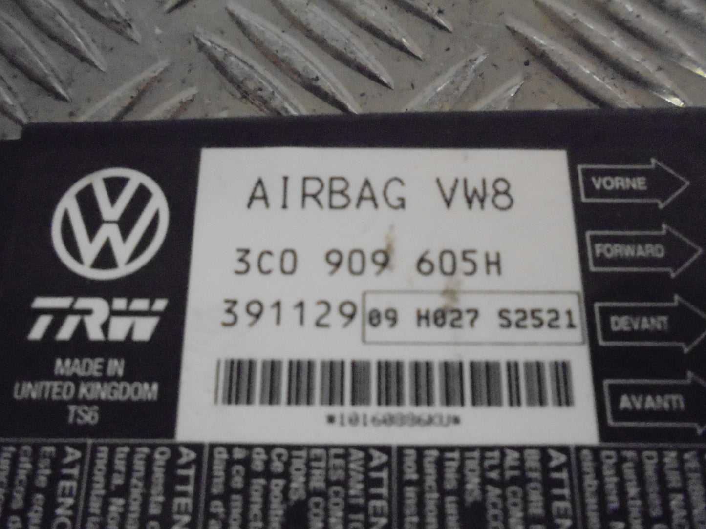 Seat Leon 1P Airbag Elboks Med OEM Nr. Ophugger Fra Seat Ophugger