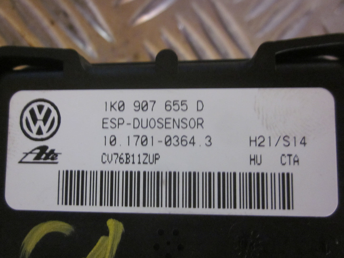 Audi A3 8P Esp Sensor Med OEM Nr. 1K0907655B Fra Audi Ophugger