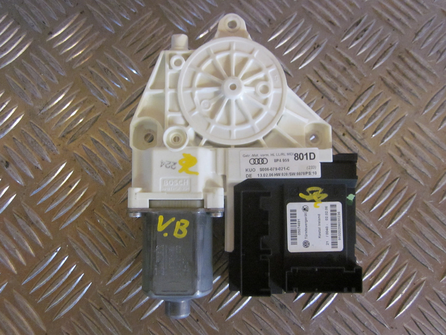 Audi A3 8P Rudemotor - Rudehejs Med OEM Nr. 8P4959801D Fra Audi Ophugger