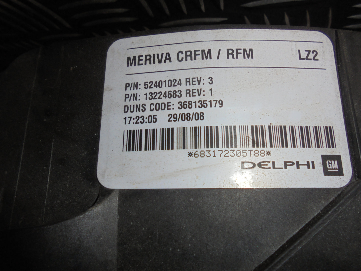 Opel Meriva A Kølerblæser El Med OEM Nr. Ophugger Fra Opel Ophugger