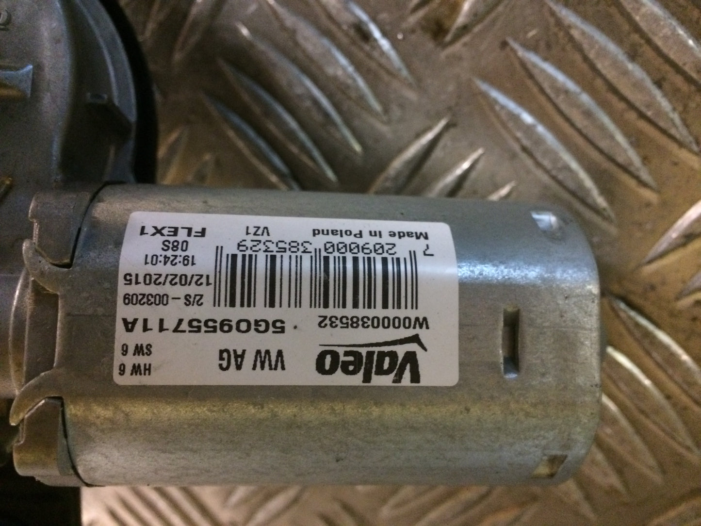 VW Golf 7 AU Bagrudevisker Motor Med OEM Nr. 5G0955711A Fra VW Ophugger