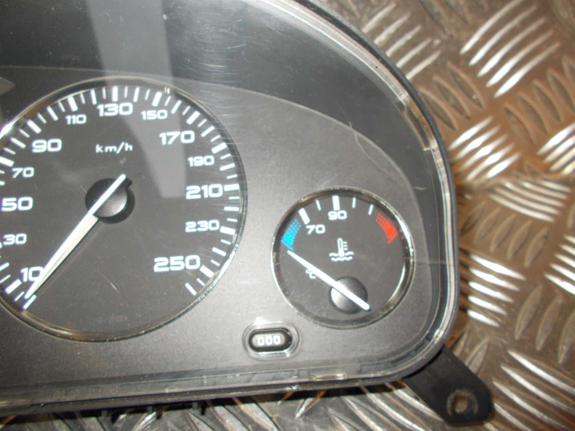 Peugeot 406 Speedometer - Instrument Med OEM Nr. Ophugger Fra Peugeot Ophugger