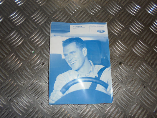 Ford Focus Instruktionsbog Med OEM Nr. Ophugger Fra Ford Ophugger