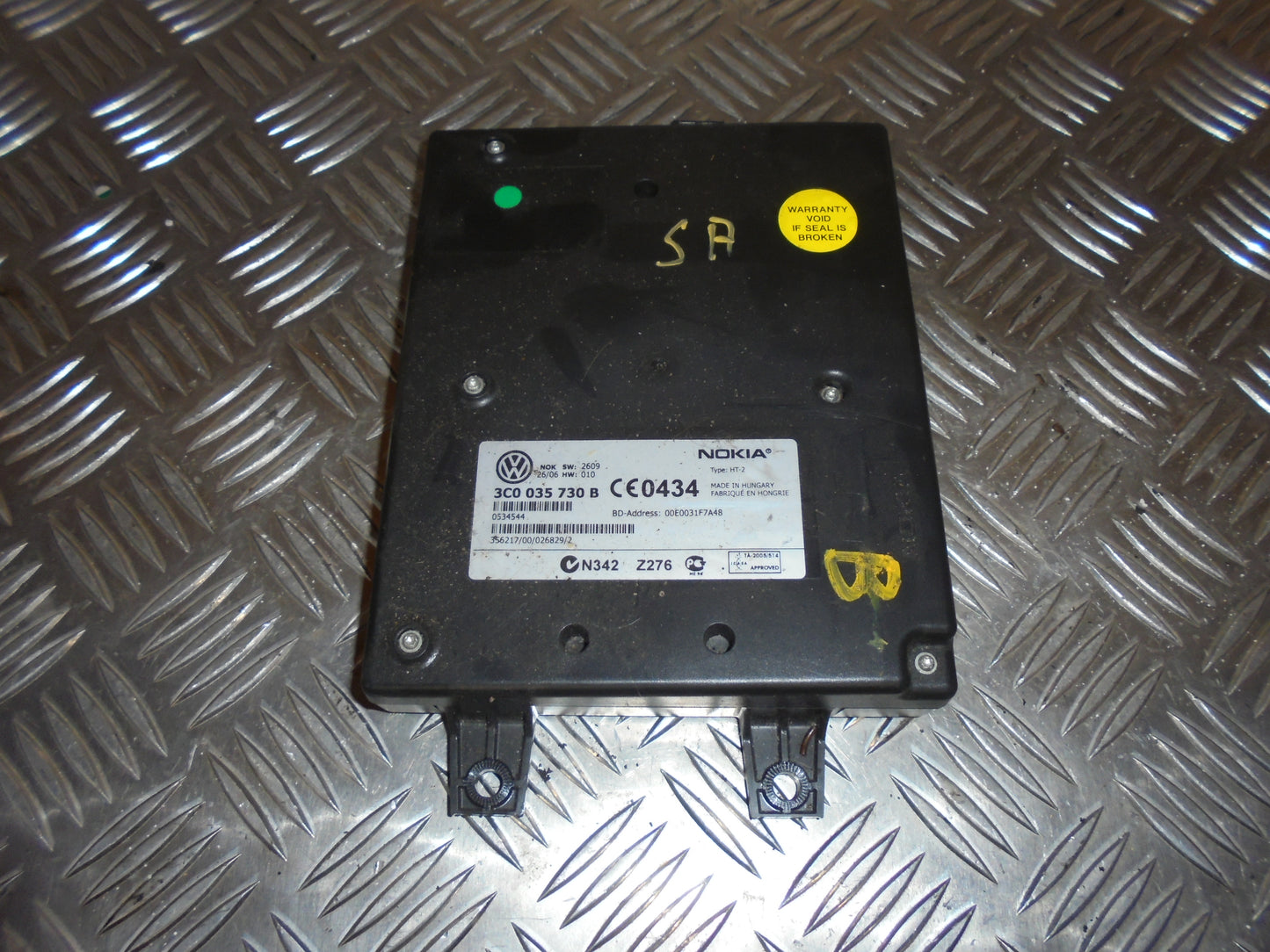 VW Passat 3C Telefon, Org Med OEM Nr. 3C0035730B Fra VW Ophugger