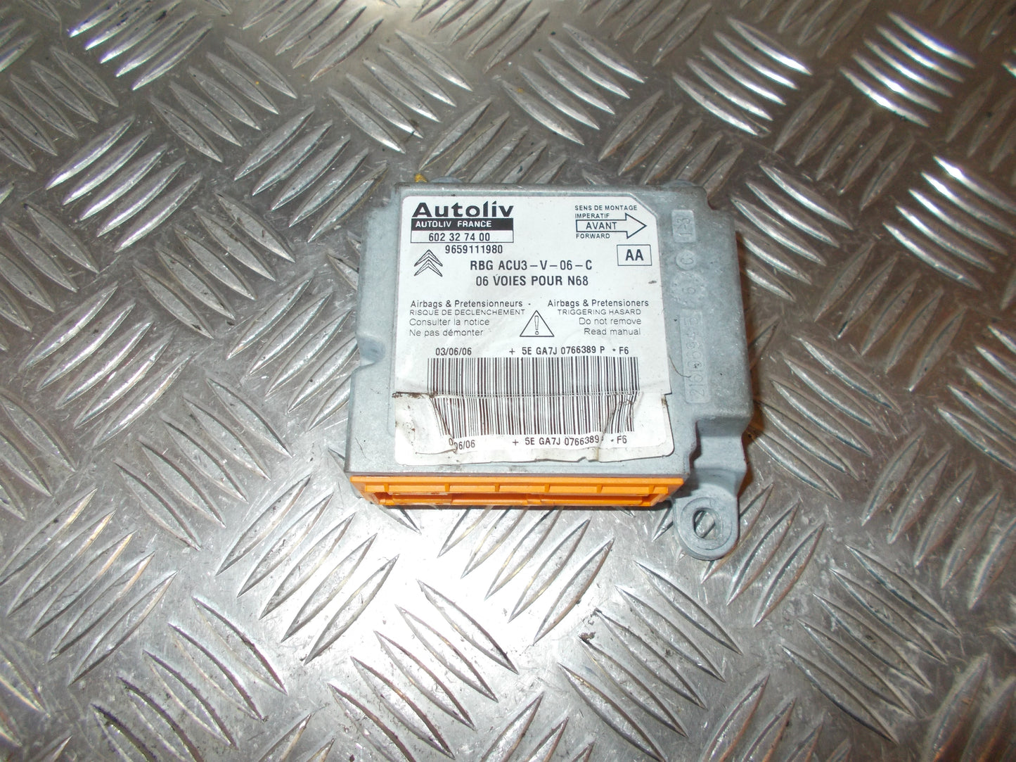 Citroen Xsara Picasso Airbag Elboks Med OEM Nr. Ophugger Fra Citroen Ophugger