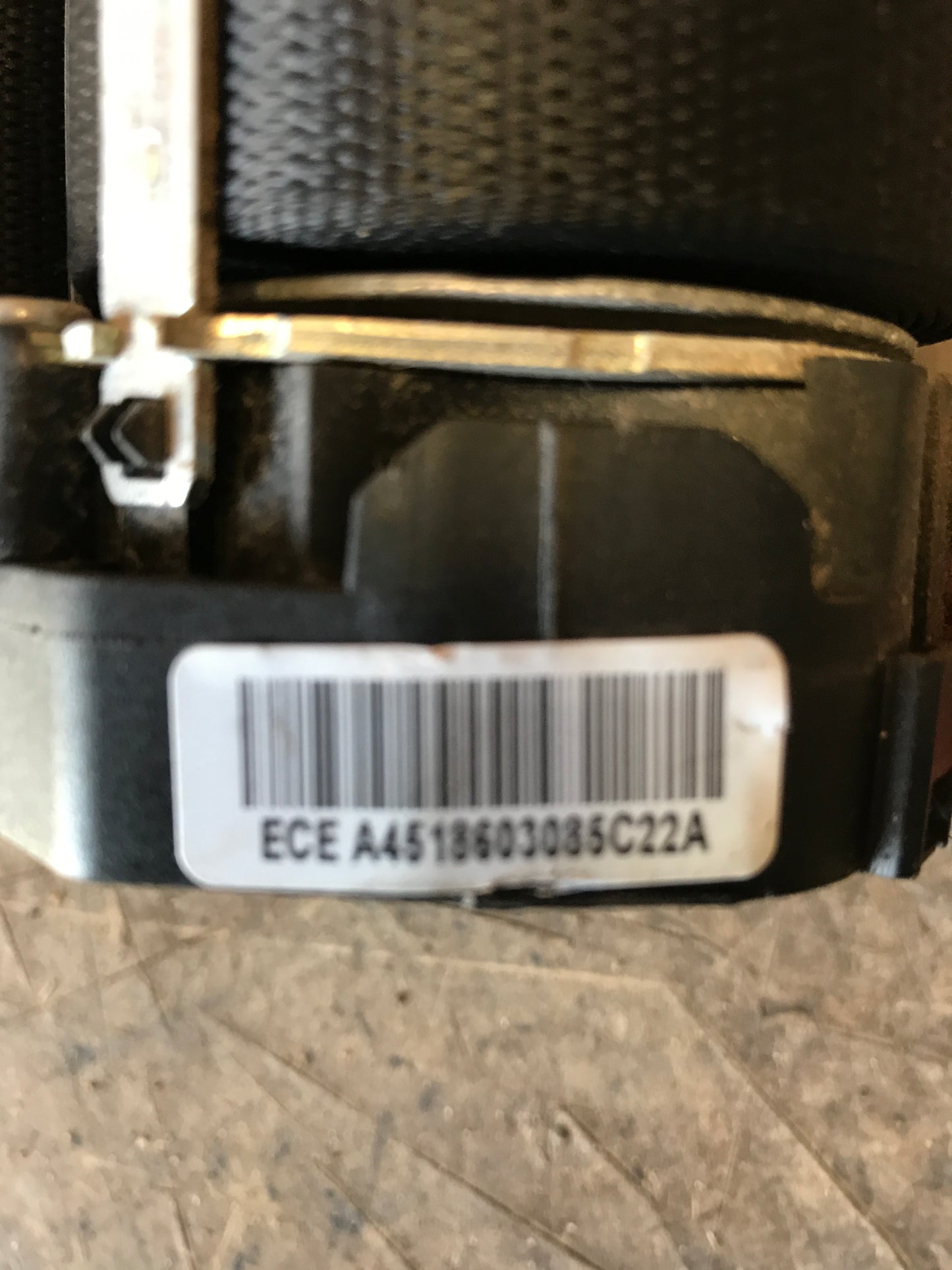 Smart Fortwo W451 Sikkerhedsseler For Med OEM Nr. Ophugger Fra Smart Ophugger