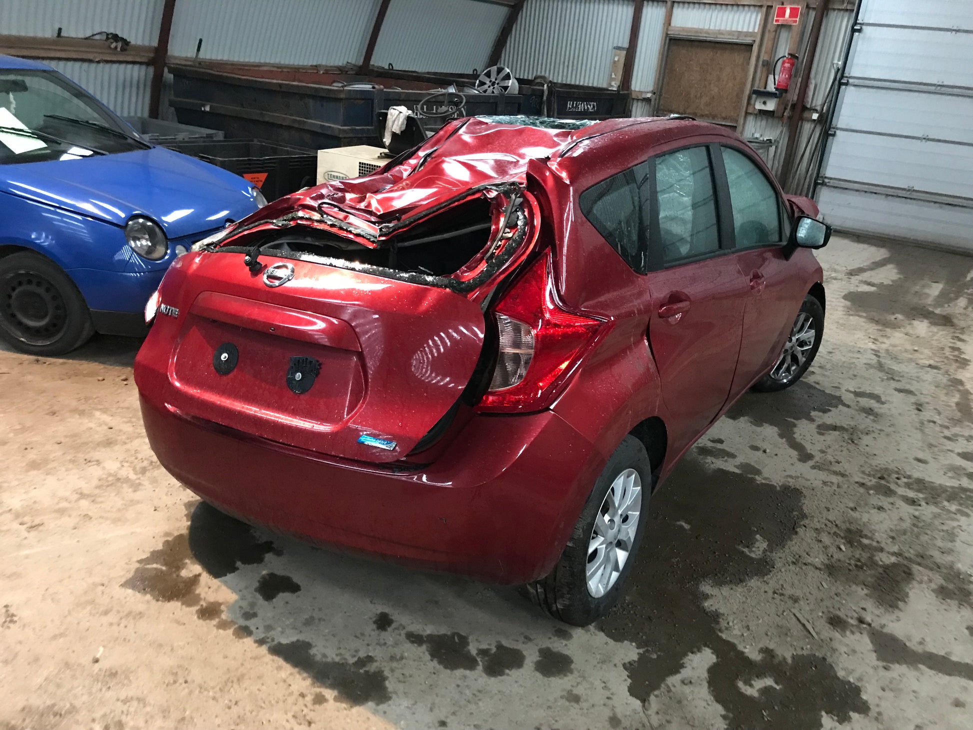 Nissan Note Pluk-Selv-Bil Med OEM Nr. Ophugger Fra Nissan Ophugger