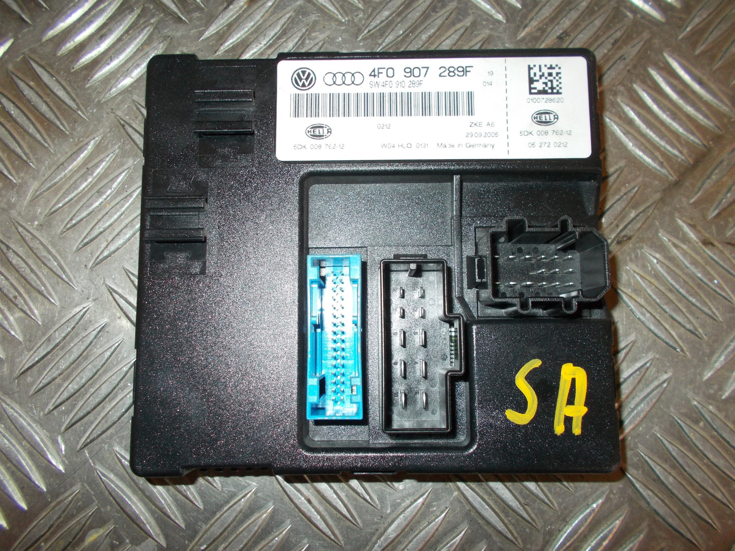 Audi A6 Bcm / Komfortkomputer Med OEM Nr. 4F0907289F Fra Audi Ophugger