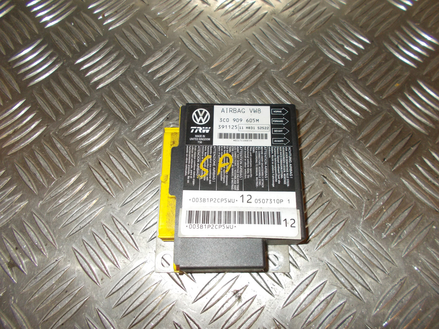 VW Passat 3C Airbag Elboks Med OEM Nr. 3C0909605M Fra VW Ophugger